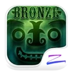 bronze android application logo